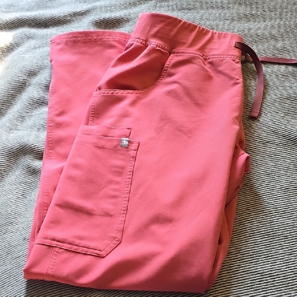 Figs Hot Pink Scrub Pants